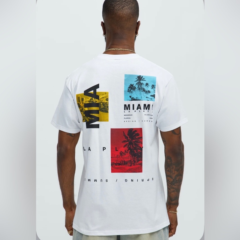 Miami La Playa Collection Short Sleeve T-Shirt